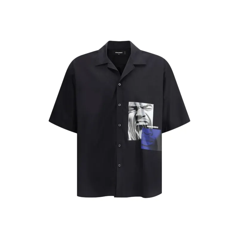 DSQUARED2 Graphic print Cotton Shirt-0