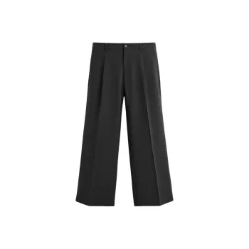 ZARA Suit Trouser Men's Zebra Print Gray