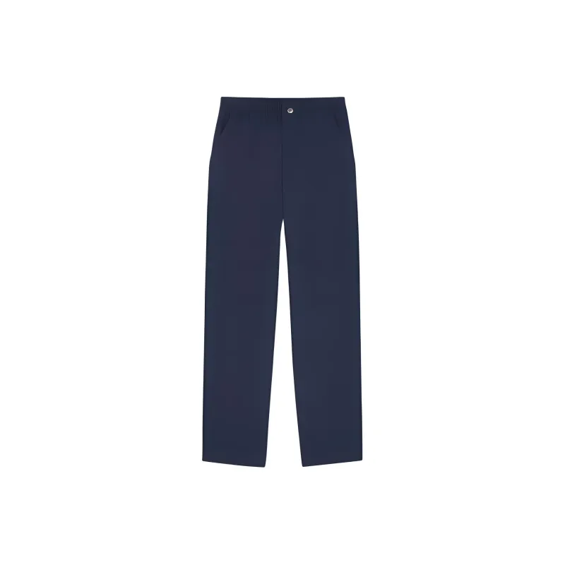 Maison Kitsune Logo Embroidered Straight Leg Trousers-0