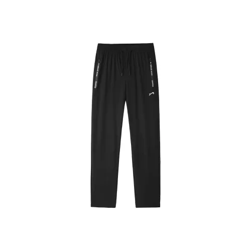 K-bird Casual Pants Unisex Flat Black