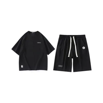 SCRM Mock Two Piece Set Summer Unisex