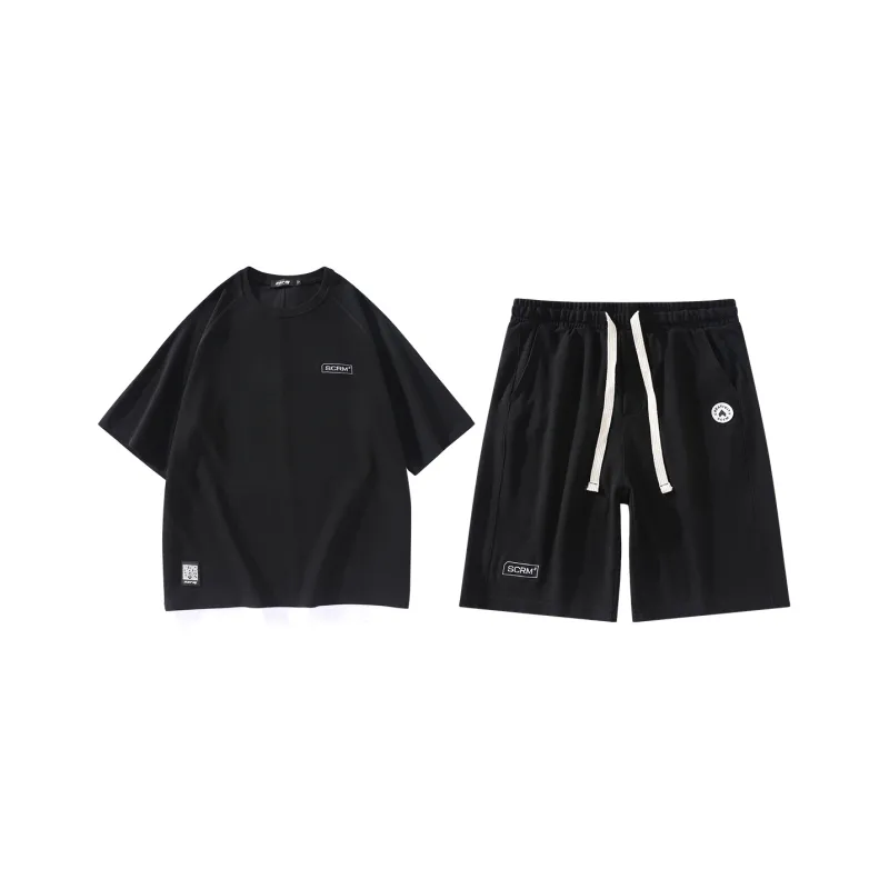 SCRM Mock Two Piece Set Summer Unisex-0