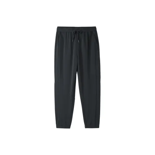 HLA Casual Pants Men Blue Gray Stripes D7