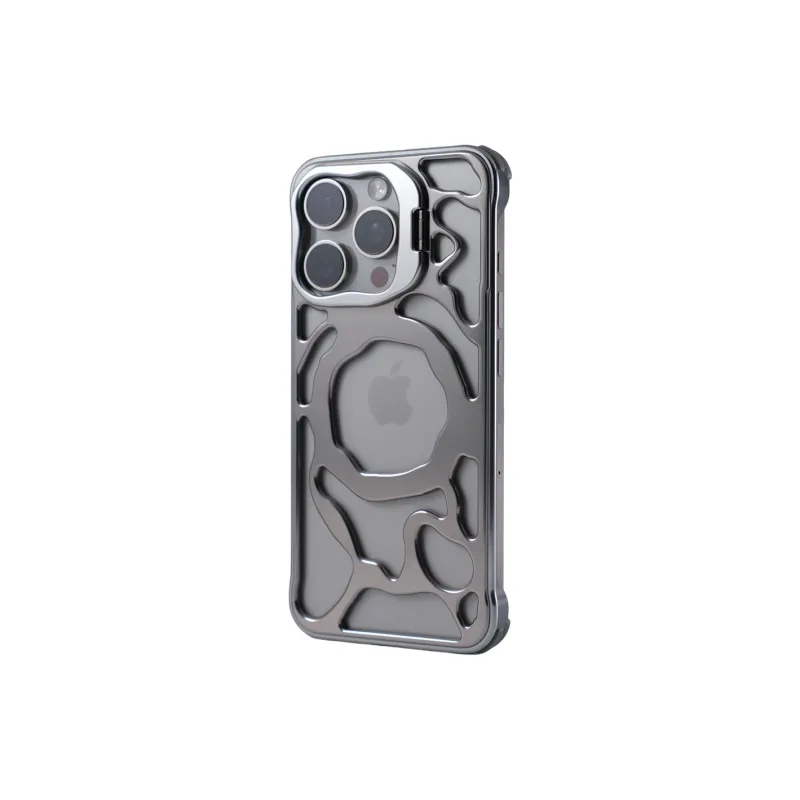 DEPA Metal Borderless, Heat Dissipation Phone Cases Compatibility With Apple 13/14/15/16 Series Minimalist-1