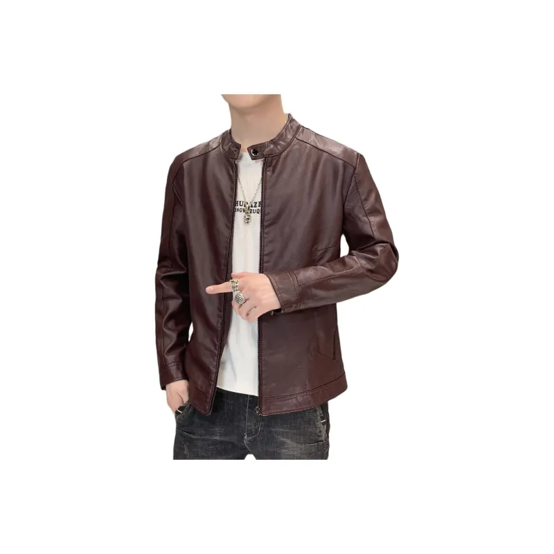 PIERRE CARDIN Leather Jacket Men's-6