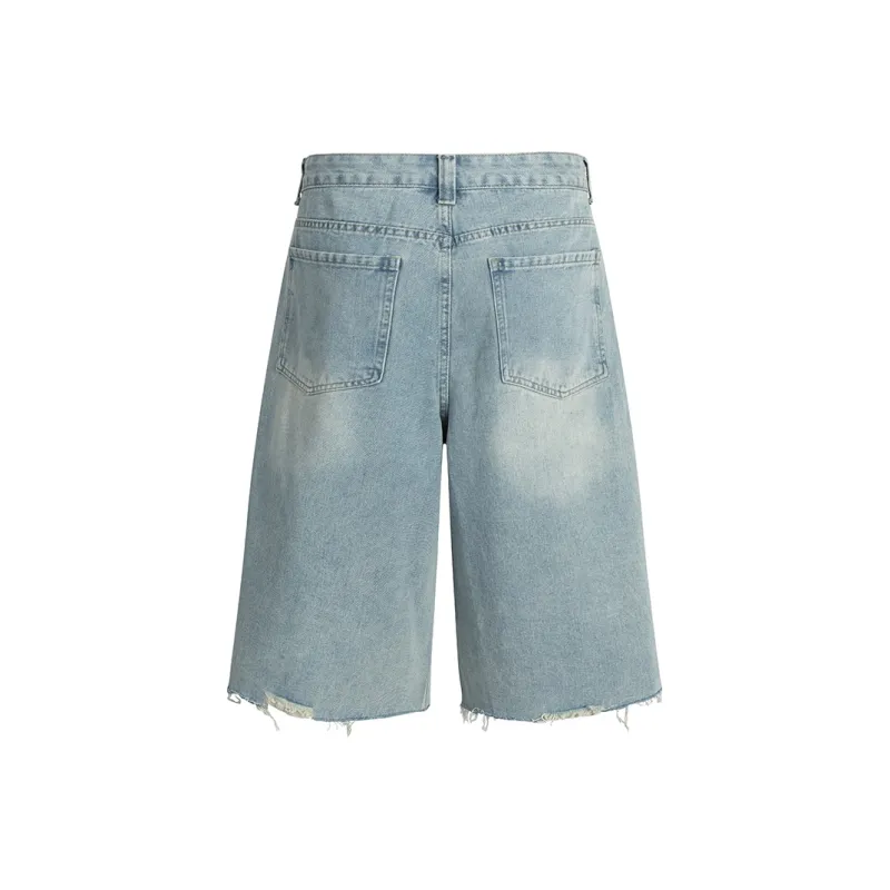 SWAMP AREA Denim Shorts Unisex-6