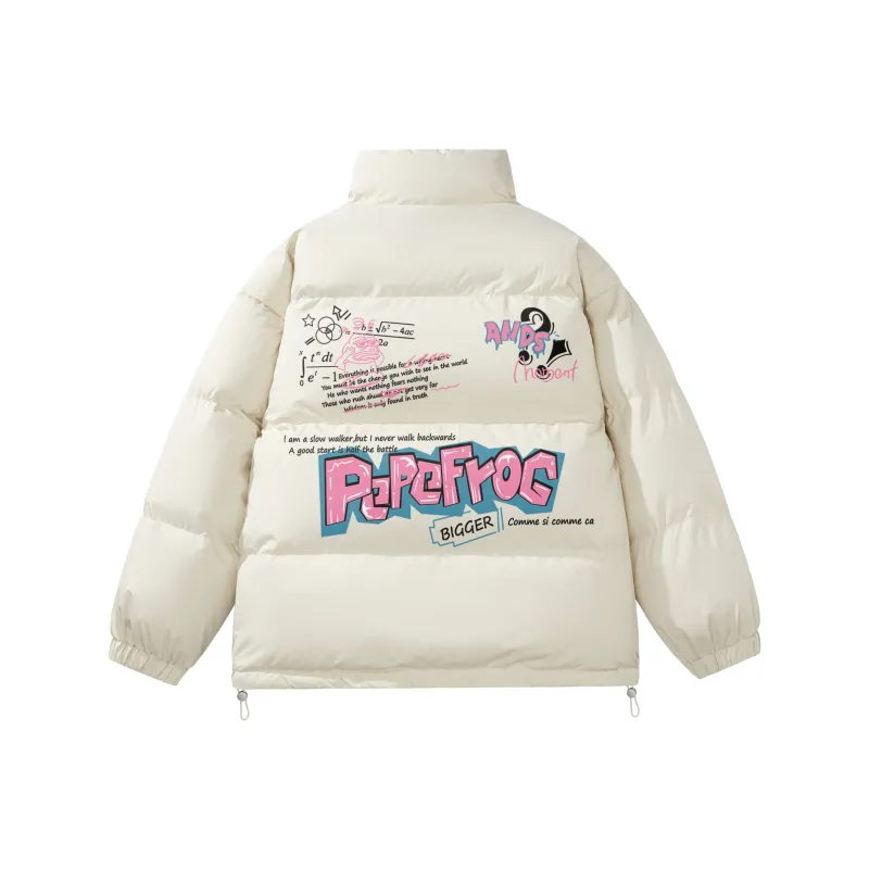 Pepe The Frog Puffer Jacket Unisex-6