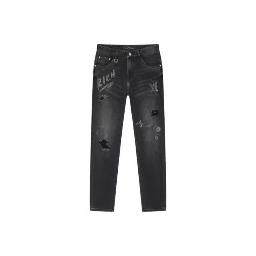 JOHN RICHMOND FW24 Jeans Men's Black Gray