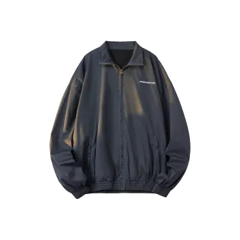 MARK ROBERTSON Zip Up Jackets Coat Unisex Dark Cyan