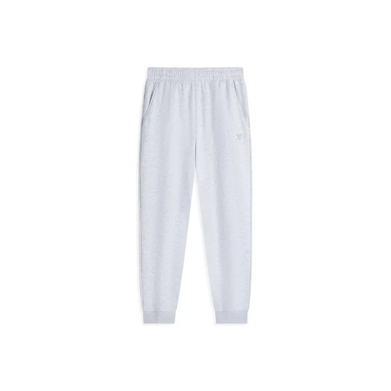 XTEP Knitted Sports Pants Men's Light Heather Gray 7-0