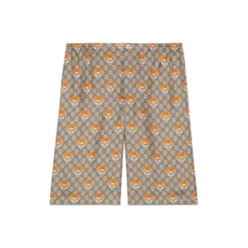 GUCCI Casual Shorts Men Brown