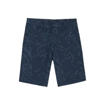 Dance With Wolves Casual Shorts Men's Dark Blue