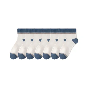 Lan Miao Ankle Socks Men's 7 Pack