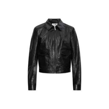 MM6 Maison Margiela Cropped Bomber Jacket