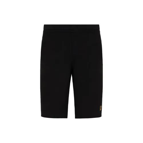 EMPORIO ARMANI Logo Printed Elasticated Waist Track Shorts