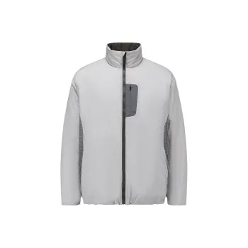XINQITIAN Puffer Jacket Men's Cool Wall Gray