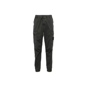 STONE ISLAND Compass Patch Tapered Leg Pants
