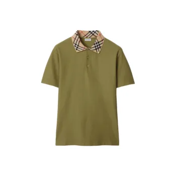 Burberry SS25 Polo Shirt Men's Green