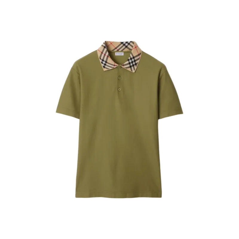 Burberry SS25 Polo Shirt Men's Green-0