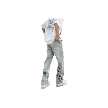 MGXEK Jeans Unisex Yellow Mud