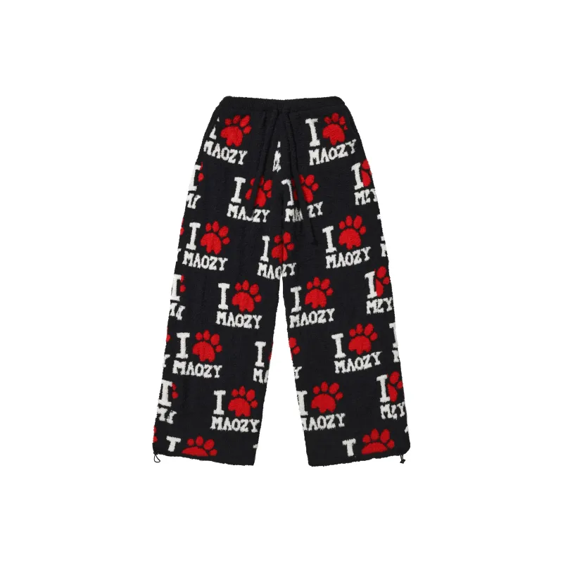 MAOZY Casual Pants Unisex Black-0