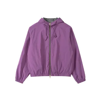 SET FUNS Trench Coat Unisex Raspberry Purple