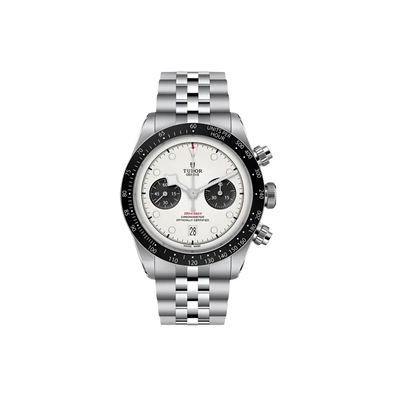 TUDOR BLACK BAY Collection Automatic Mechanical Movement Unisex Watch 41mm White Dial Stainless Steel Case-0