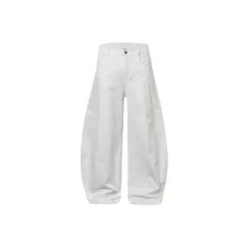 WLNEXT Casual Premium White Jeans Pants Trendy Unisex White