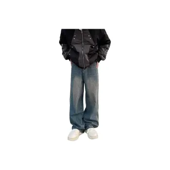 DUATOGE Jeans Men's Vintage Blue
