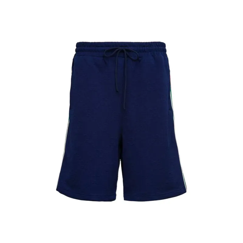GUCCI SS22 Casual Shorts Men's Navy Blue-0