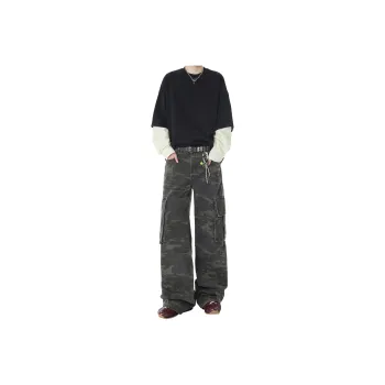 Pepe The Frog Cargo Pants Unisex Camouflage