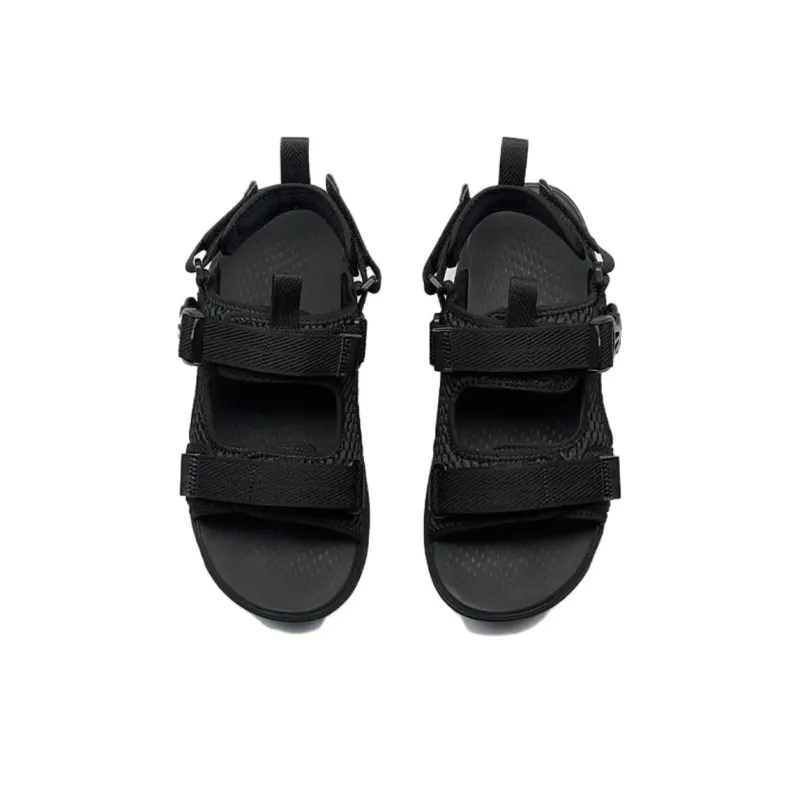XTEP Liekong Beach Sandals Men's Black-3