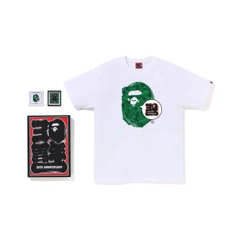 A BATHING APE Store Shibuya Bape 30th Anniversary Ape Head Tee Set