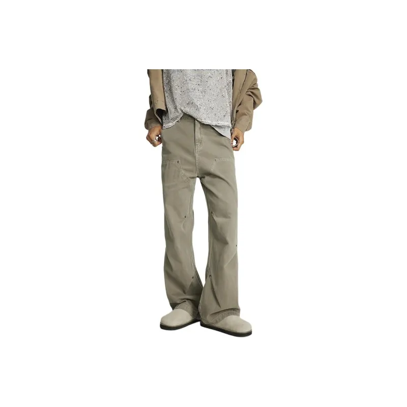 SONGS ALONG Cargo Pants Unisex Pea Green-0
