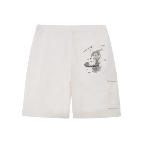 LiNing x Disney Sports Trend Series Casual Shorts Men's White Sand Gray