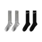 [2 Pack]Light Gray+Black