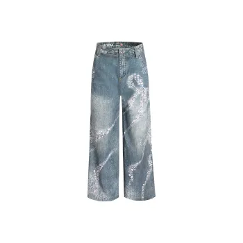 DND4DES Casual Pants Unisex Blue