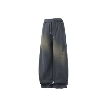 ELCORO Casual Pants Unisex Dark Gray