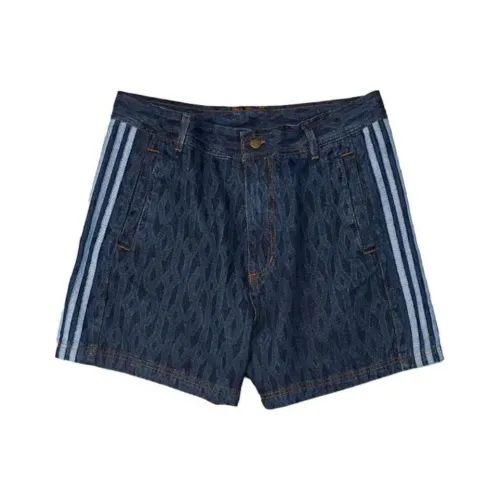 Adidas Originals Ivy Park Monogram Denim Shorts All Gender