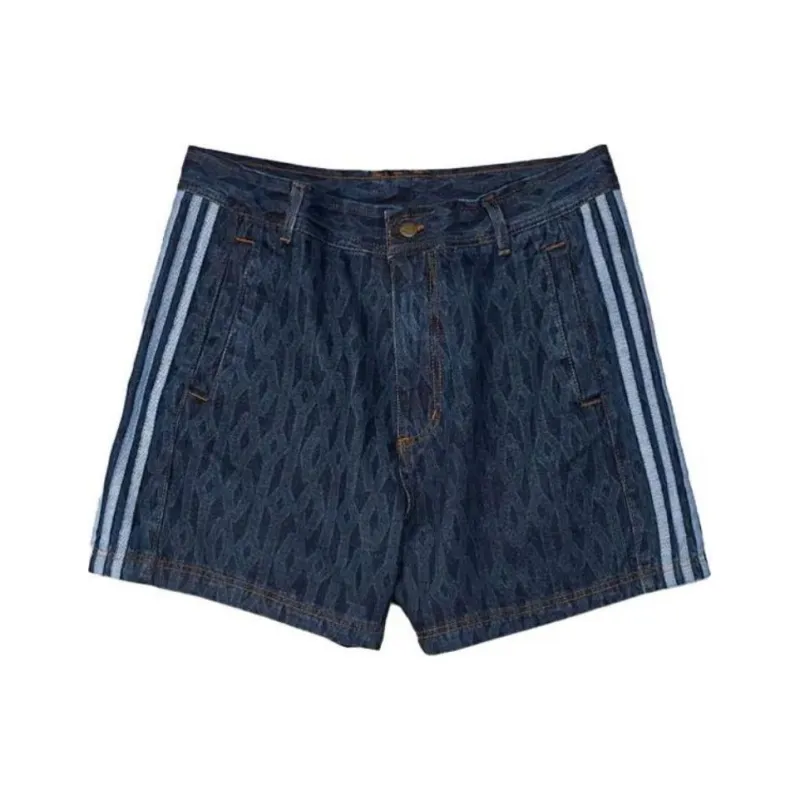 Adidas Ivy Park Monogram Denim Shorts All Gender-0