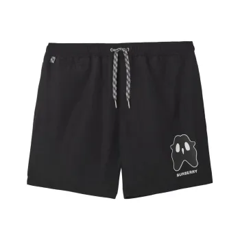 Burberry Monster Graphic Drawcord Swim Shorts
