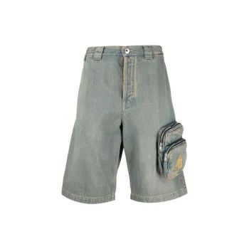 Lanvin SS22 Denim Shorts Men's Blue