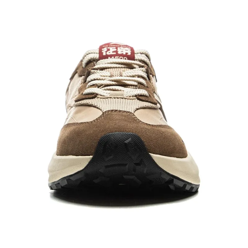 LiNing Honor M500 Abrasion Resistant Slip Resistant Low Top Casual Shoes Men's Beige Brown-2