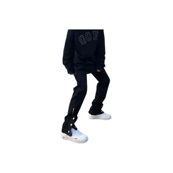MGXEK Jeans Unisex Black
