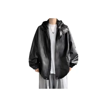 TIMD Leather Jackets Unisex Black