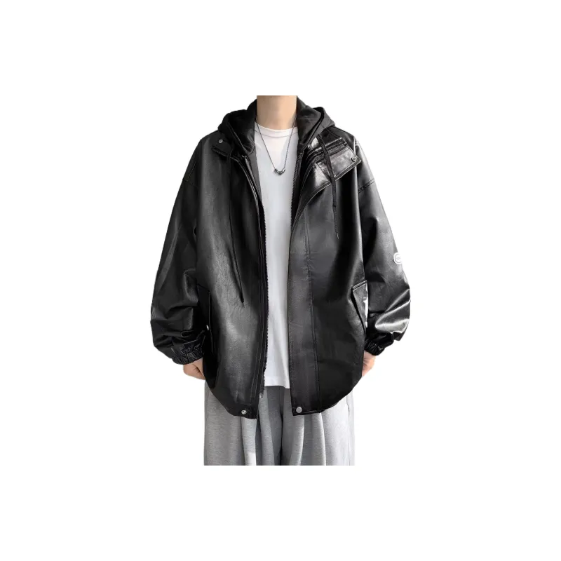 TIMD Leather Jackets Unisex Black-0