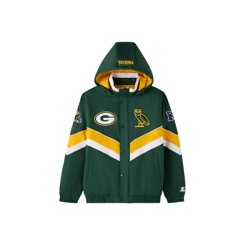 Ovo X NFL Bay Packers Starter Sideline Puffer Jacket-0