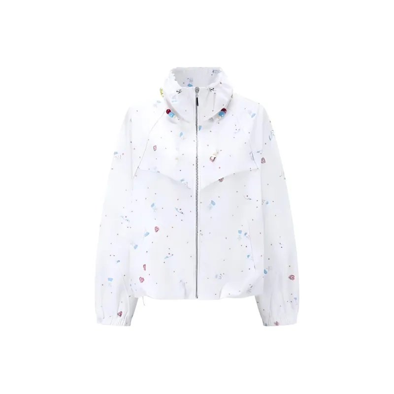 Alexia Sandra Rabbit Series Trench Coat Unisex White-0
