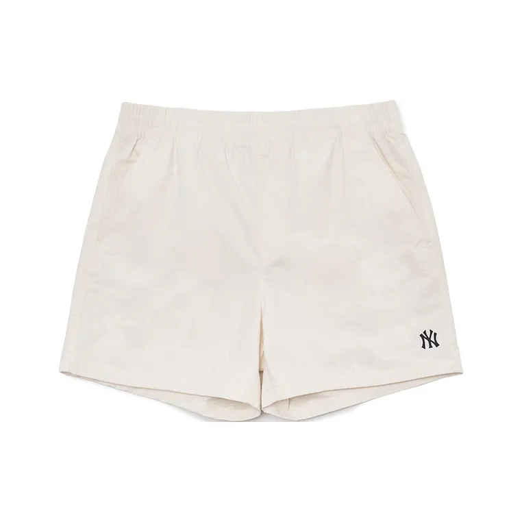 MLB New York Yankees Casual Shorts Unisex Cream-0
