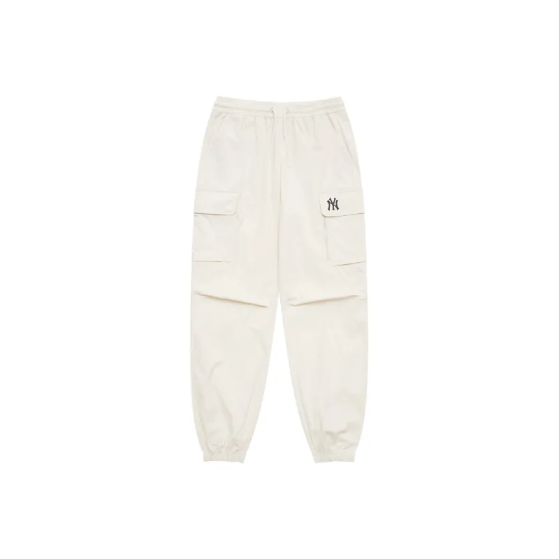 MLB New York Yankees Casual Pants Unisex Hemp Cream-0